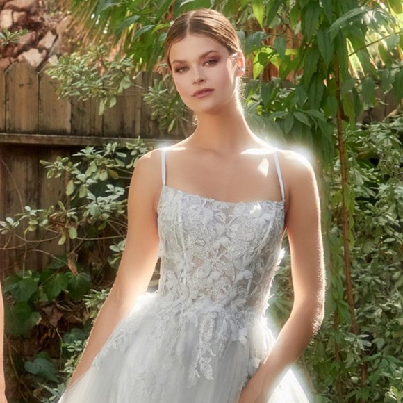 Andrea and Leo Dresses & Skirts - NEW LONG OFF THE SHOULDER SLEEVELESS EMBROIDERED GOWN WITH LACE UP BACK AL A1141